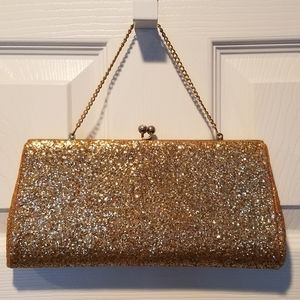 Vintage Glitter Clutch Purse